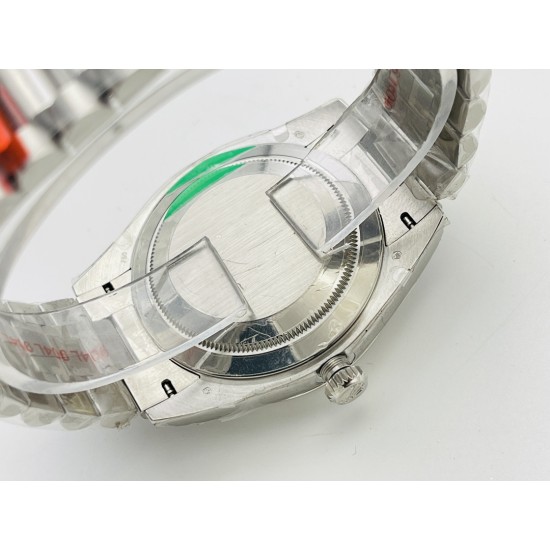 Rolex-DayDate 228236 40mm SS/SS Green/Rmn VRS VR3255(Gain Weight)