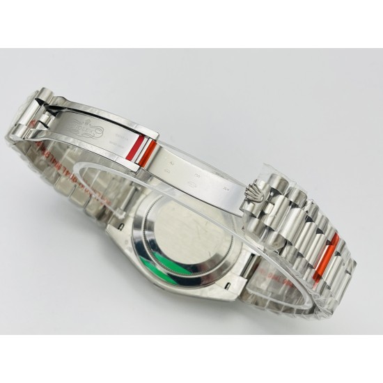 Rolex-DayDate 228236 40mm SS/SS Green/Rmn VRS VR3255(Gain Weight)