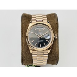 Rolex-DayDate 228235 40mm RG/RG Black/Stk VRS V4 VR3255 (Gain Weight)