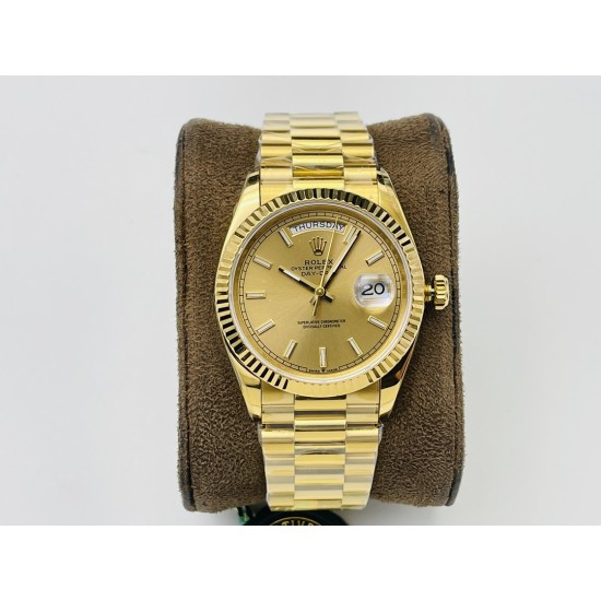 Rolex-DayDate 228238 40mm YG/YG Gold Dial VRS SH3255(Tungsten Heavy Version)