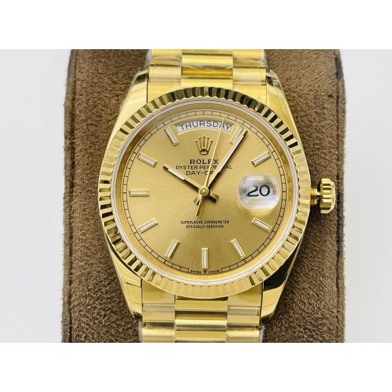 Rolex-DayDate 228238 40mm YG/YG Gold Dial VRS SH3255(Tungsten Heavy Version)