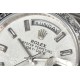 Rolex-DayDate 36mm Dia Pres SS/SS Wht MOP Diam EWF A3255 Mo