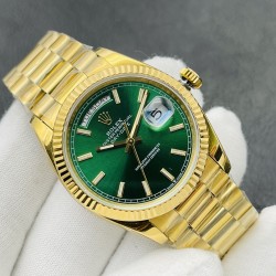 Rolex-DayDate 228238 40mm YG/YG Green Dial VRS V4 VR3255 (Gain Weight)