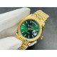 Rolex-DayDate 228238 40mm YG/YG Green Dial VRS V4 VR3255 (Gain Weight)