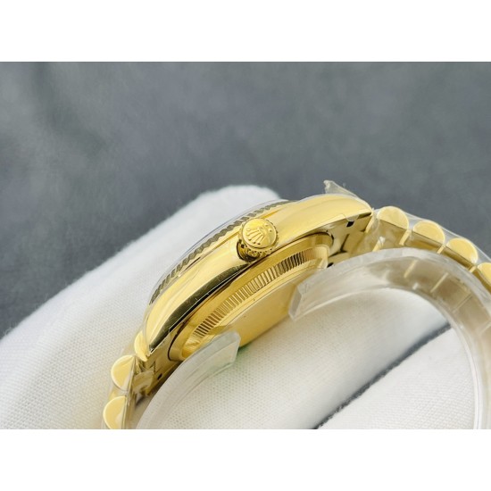 Rolex-DayDate 228238 40mm YG/YG Green Dial VRS V4 VR3255 (Gain Weight)