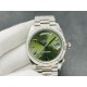 Rolex-DayDate 228236 40mm SS/SS Green/Rmn VRS VR3255(Gain Weight)