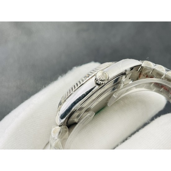 Rolex-DayDate 228236 40mm SS/SS Green/Rmn VRS VR3255(Gain Weight)