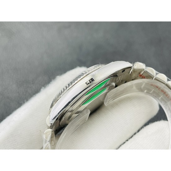 Rolex-DayDate 228236 40mm SS/SS Green/Rmn VRS VR3255(Gain Weight)