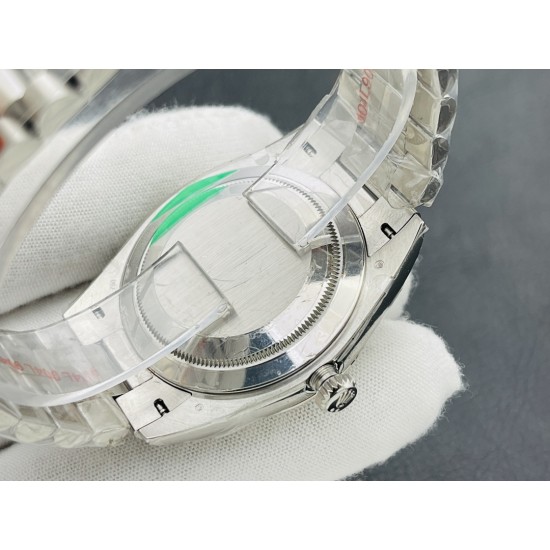 Rolex-DayDate 228236 40mm SS/SS Green/Rmn VRS VR3255(Gain Weight)