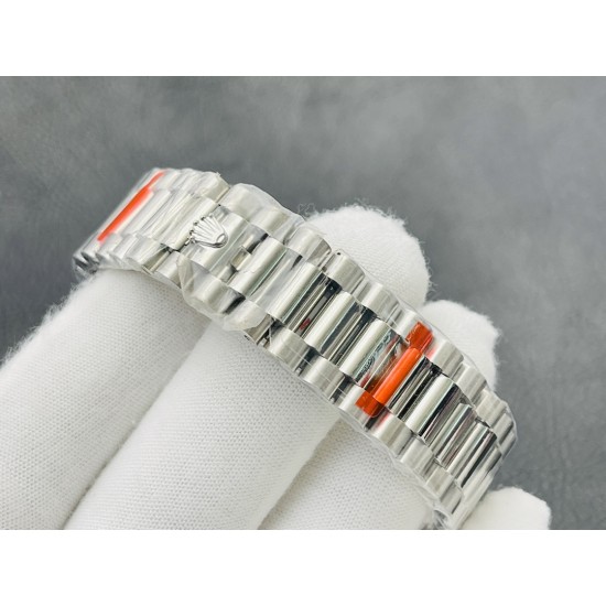 Rolex-DayDate 228236 40mm SS/SS Green/Rmn VRS VR3255(Gain Weight)