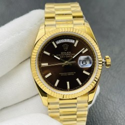 Rolex-DayDate 228238 40mm YG/YG Brown Dial VRS SH3255(Tungsten Heavy Version)