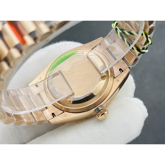 Rolex-DayDate 228235 40mm RG/RG Grey/Stk VRS V4 VR3255 (Gain Weight)