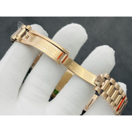 Rolex-DayDate 228235 40mm RG/RG Grey/Stk VRS V4 VR3255 (Gain Weight)