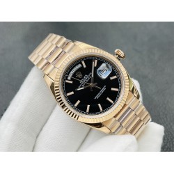 Rolex-DayDate 228235 40mm RG/RG Black/Stk VRS V4 VR3255 (Gain Weight)