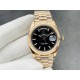 Rolex-DayDate 228235 40mm RG/RG Black/Stk VRS V4 VR3255 (Gain Weight)