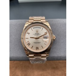 Rolex-DayDate 228235 40mm RG/RG Rose Gold/Rmn EWF V4 VR3255 (Gain Weight)