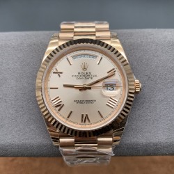 Rolex-DayDate 228235 40mm RG/RG Rose Gold/Rmn EWF V4 VR3255 (Gain Weight)
