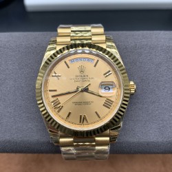 Rolex-DayDate 128238 36mm YG/YG Gold/Rmn EWF V3 VR3255(Gain Weight)