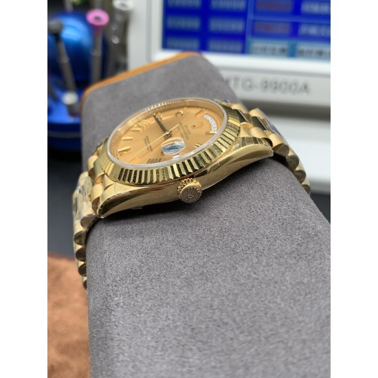 Rolex-DayDate 128238 36mm YG/YG Gold/Rmn EWF V3 VR3255(Gain Weight)