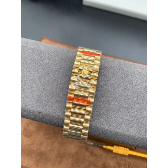 Rolex-DayDate 128238 36mm YG/YG Gold/Rmn EWF V3 VR3255(Gain Weight)