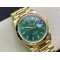 Rolex-DayDate 128238 36mm YG/YG Green/Diam EWF V3 VR3255(Gain Weight)
