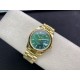 Rolex-DayDate 128238 36mm YG/YG Green/Diam EWF V3 VR3255(Gain Weight)