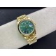 Rolex-DayDate 128238 36mm YG/YG Green/Diam EWF V3 VR3255(Gain Weight)