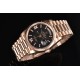 Rolex-DayDate 128235 36mm RG/RG Hematite/Dia CSF A2836(Gain Weight)