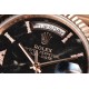 Rolex-DayDate 128235 36mm RG/RG Hematite/Dia CSF A2836(Gain Weight)