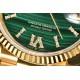 Rolex-DayDate 36mm YG/YG Flt Pres Malachite Dial CSF A2836