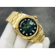 Rolex-DayDate 228238 40mm YG/YG Green Dial VRF SH3255(Tungsten Heavy Version)