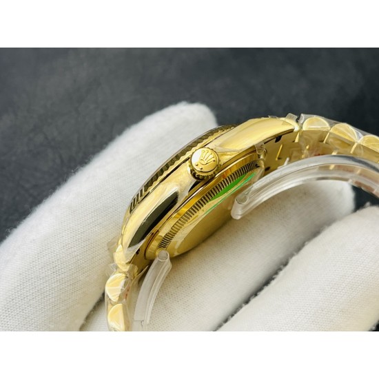 Rolex-DayDate 228238 40mm YG/YG Green Dial VRF SH3255(Tungsten Heavy Version)