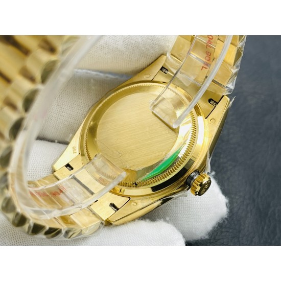 Rolex-DayDate 228238 40mm YG/YG Green Dial VRF SH3255(Tungsten Heavy Version)