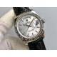 Rolex-DayDate 36mm Flt Pres SS/LE Silver Stk EWF A2836