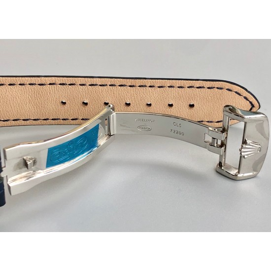 Rolex-DayDate 36mm Flt Pres SS/LE Silver Stk EWF A2836