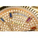 Rolex-DayDate 128238 36mm YG/YG Diamond/Dia Rainbow STK CSF VR3255