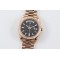 Rolex-DayDate 228235 40mm RG/RG Brown Patterned Dial TWS A2836