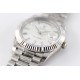 Rolex-DayDate 228236 40mm SS/SS White Dial Diam STK TWS A2836