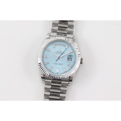 Rolex-DayDate 228236 40mm SS/SS Ice Blue Dial TWS A2836