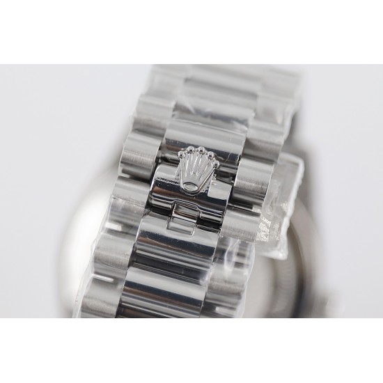 Rolex-DayDate 228236 40mm SS/SS Ice Blue Dial TWS A2836