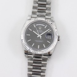 Rolex-DayDate 228236 40mm SS/SS Grey Dial TWS A2836