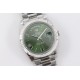 Rolex-DayDate 228236 40mm SS/SS Green Dial Rmn TWS A2836