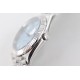 Rolex-DayDate 40mm SS/SS Ice Blue Textured Dial TWS A2836