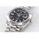 Rolex-DayDate 228239 40mm SS/SS Black/Dia TWS A2836