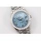 Rolex-DayDate 228236 40mm SS/SS Ice Blue Dial Rmn TWS A2836