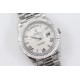Rolex-DayDate 228236 40mm SS/SS White Dial Rmn TWS A2836