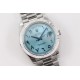 Rolex-DayDate 228236 40mm SS/SS Ice Blue Dial Arabic TWS A2836