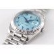 Rolex-DayDate 228236 40mm SS/SS Ice Blue Dial Arabic TWS A2836