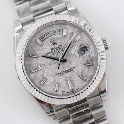 Rolex-DayDate  228239 40mm SS/SS Meteorite Dial TWS A2836