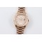 Rolex-DayDate 40mm Flt RG/RG Rose Gold Baug. Diam TWS A2836